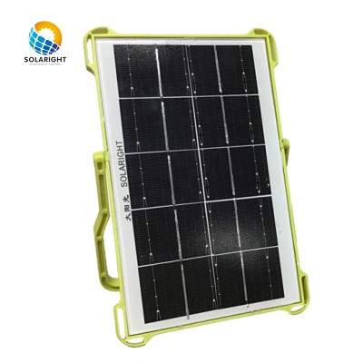 portable charger 5000mah Monocrystal panel wireless solar power bank with led light